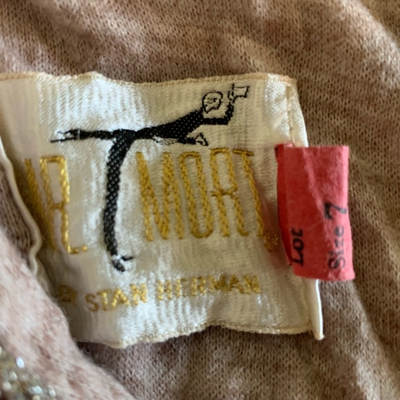 VTG 1960s Mr Mort By Stan Herman Sz 7 Mini Dress - Picture 10 of 11